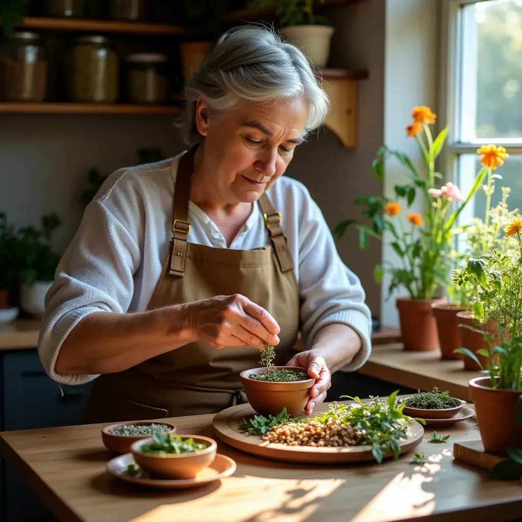 Egy csészében készülő tea, amely gyógyító hatással bír.
